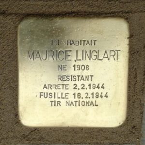 Pavé de mémoire pour Maurice Linglart