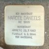 Pavé de mémoire pour Marcel Daneels