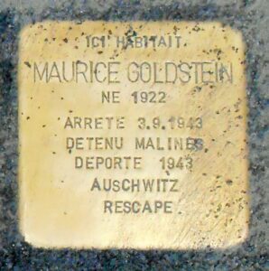 Pavé de mémoire pour GOLDSTEIN Maurice
