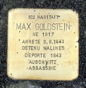 Pavé de mémoire de GOLDSTEIN Max
