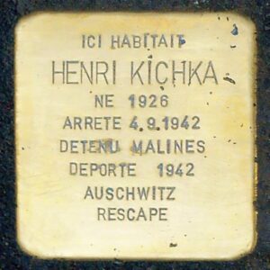 Pavé de mémoire pour KICHKA Henri