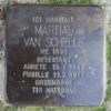 Pavé de mémoire pour Martial Van Schelle