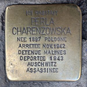 Pavé de mémoire pour Perla Charenzowska