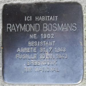 Pavé de mémoire pour Ramond Bosmans