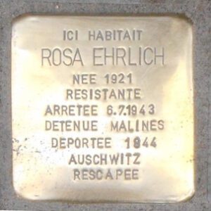 Pavé de mémoire pour Rosa Ehrlich