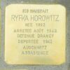 Pavé de mémoire pour Ryfka Horowitz